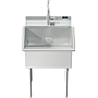 UTILITY SINK 24 X 18 W / PULL DOWN SPRAYER