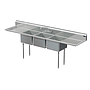 SABINE 3 COMP 18 X 18 L24 R24 DRAINBOARD