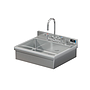 BRAZOS 16GA 20 X 14 X 5 HANDSINK W / DECK FAUCET 